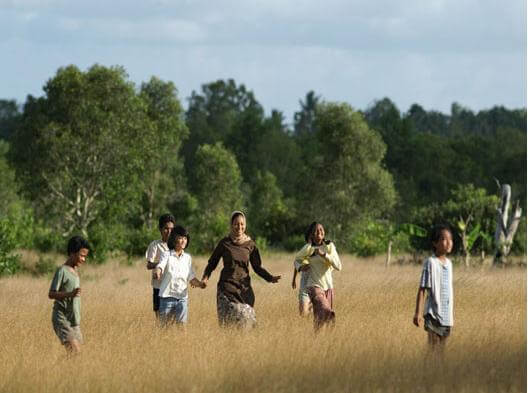 laskar pelangi penokohan watak