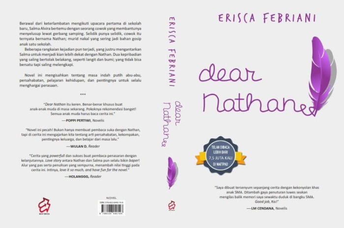 resensi novel dear nathan