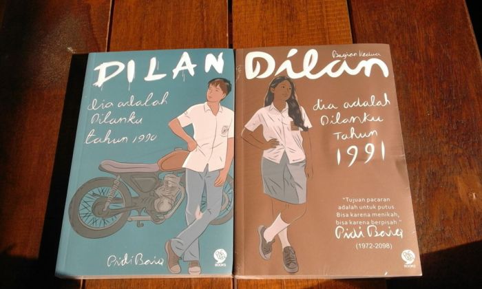 unsur intrinsik novel dilan singkat