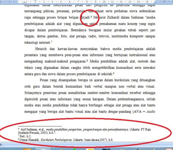 Cara Menulis Footnote Dari Buku Berbagi Informasi