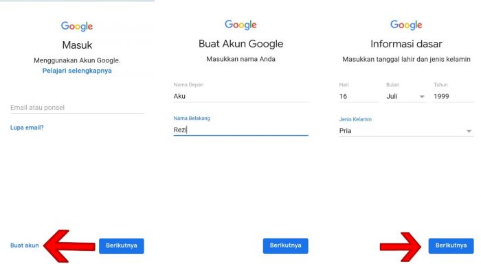 Cara Membuat Email Gmail Menggunakan Aplikasi Smartphone