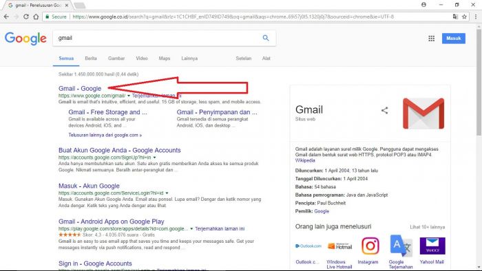 Cara Membuat Email Gmail Melalui Website Gmail