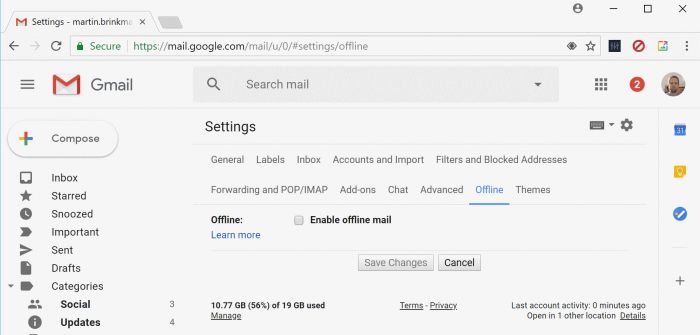 Gmail Offline
