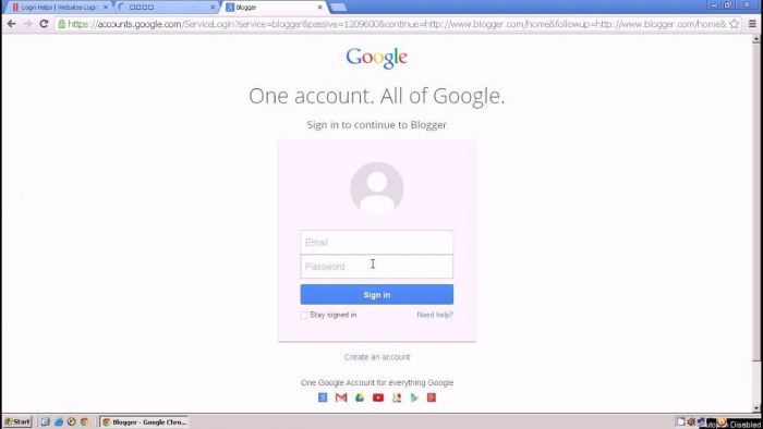 Login Google