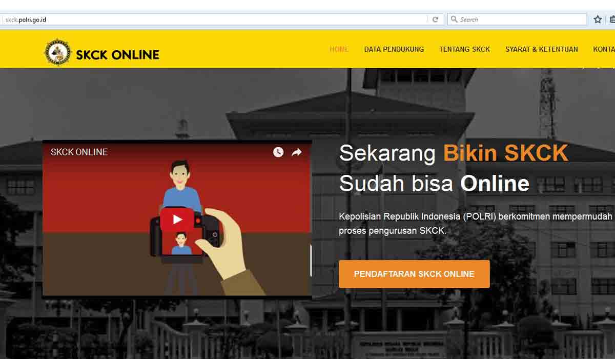 Cara Membuat SKCK Online