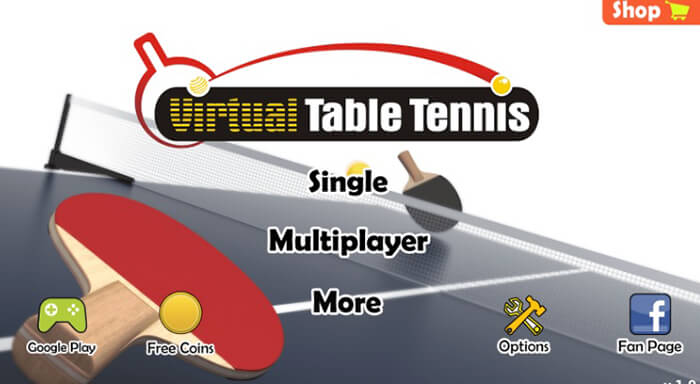 Virtual Table Tennis