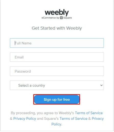 membuat weebly