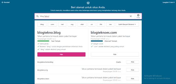 wordpress lanagkah empat