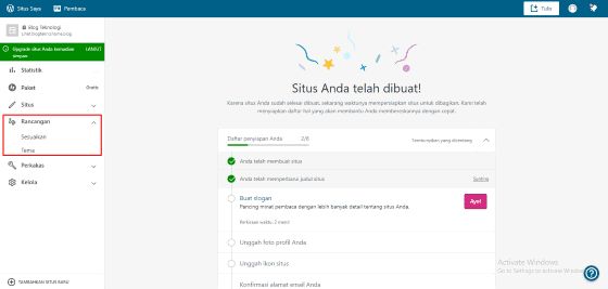 wordpress langkah enam