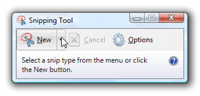 Open Snipping Tool