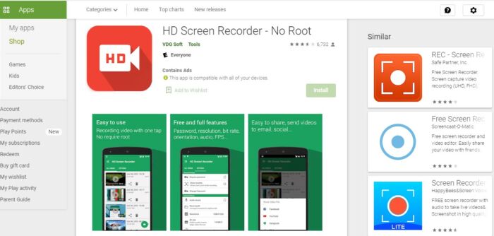 HD Screen Recording Pro