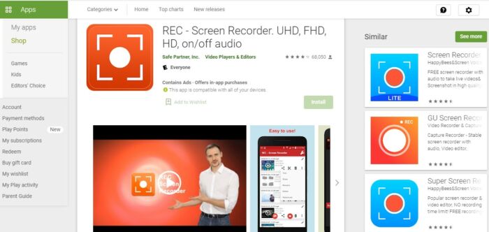 REC Screen Recorder