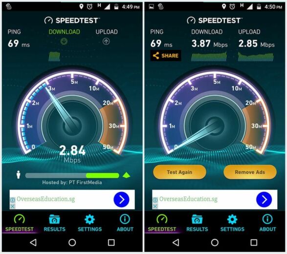 aplikasi Internet Speed Test hp