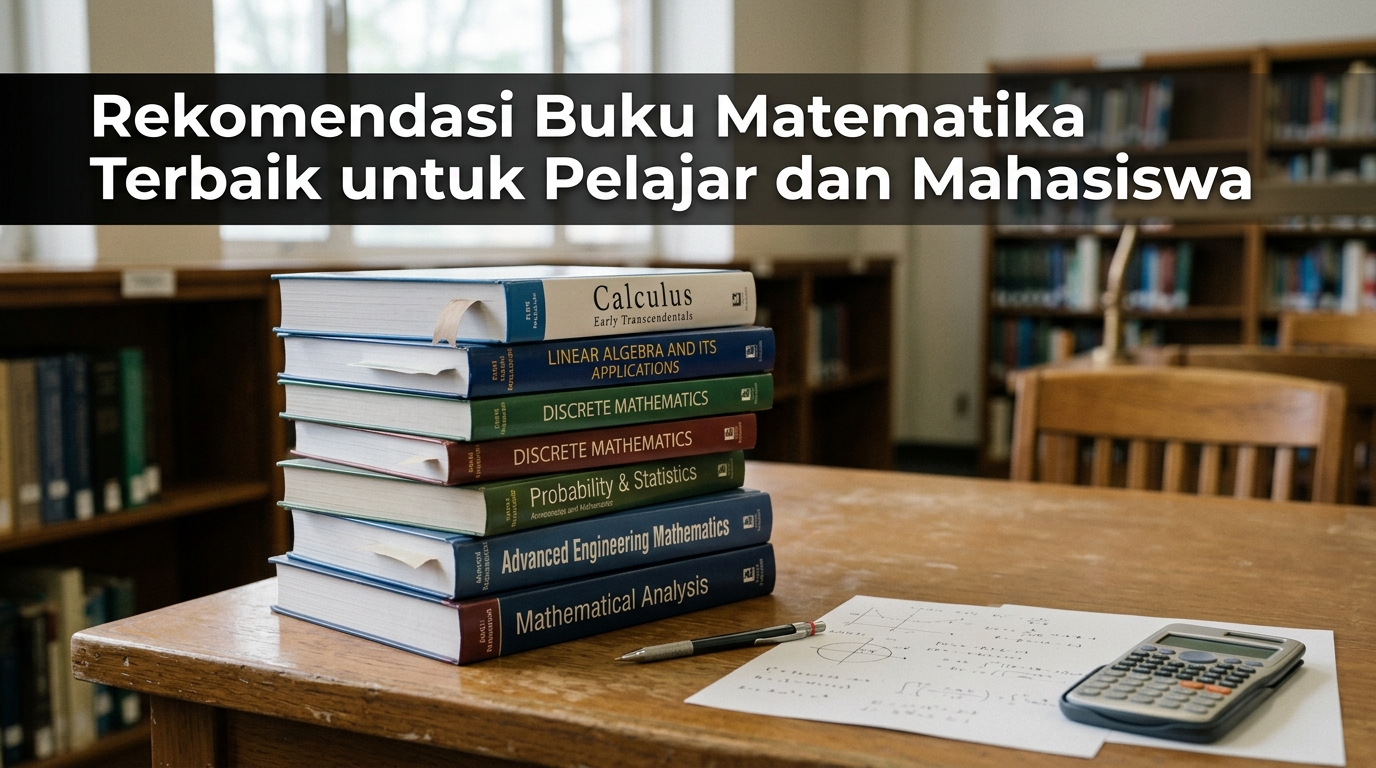 Rekomendasi Buku Matematika Terbaik untuk Pelajar dan Mahasiswa