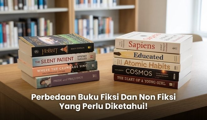 Perbedaan Buku Fiksi Dan Non Fiksi Yang Perlu Diketahui!